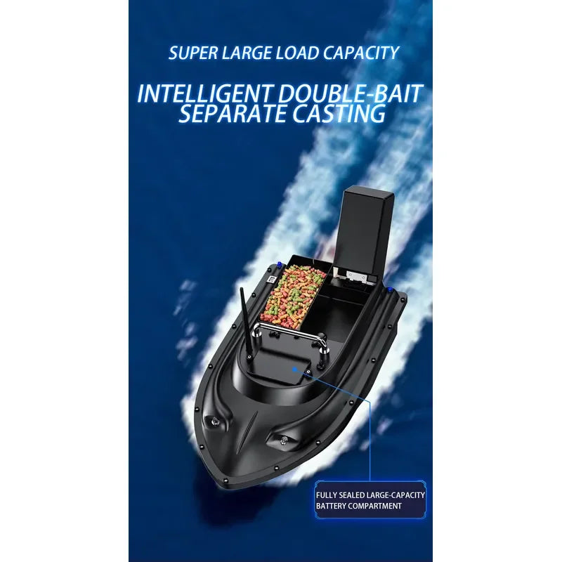 Fishing Bait Boat Carp Fishing Intelligent Remote Control Automatic Return Fish Finder Boat GPS Point Fishing Bait Boat