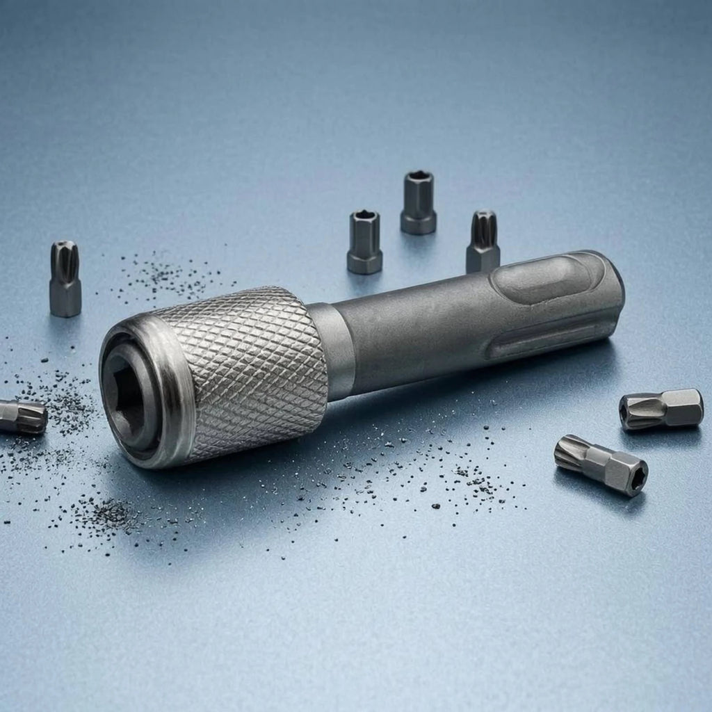 Hex Shank Socket Adapter Knurled Hex Shank Adapter Drill Socket Extension Conversion Connector Tool Accessory Matte Finish