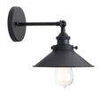 Vintage Industrial Metal Wall Sconce Lighting 180 Degree Adjustable Wall Lamp Matte