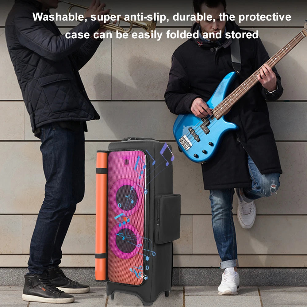 Portable Speaker Dust Case Anti-Slip Padded Speaker Protective Cover Double-Sided Speaker Storage Bag for  PARTYBOX 1000 Bag