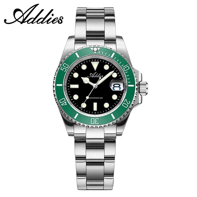 ADDIES 36mm 50m Waterproof Women's Watches Famous Brand Stainless Steel Quartz Woman Watch BGW9/C3 Super Luminous Watch Gift New