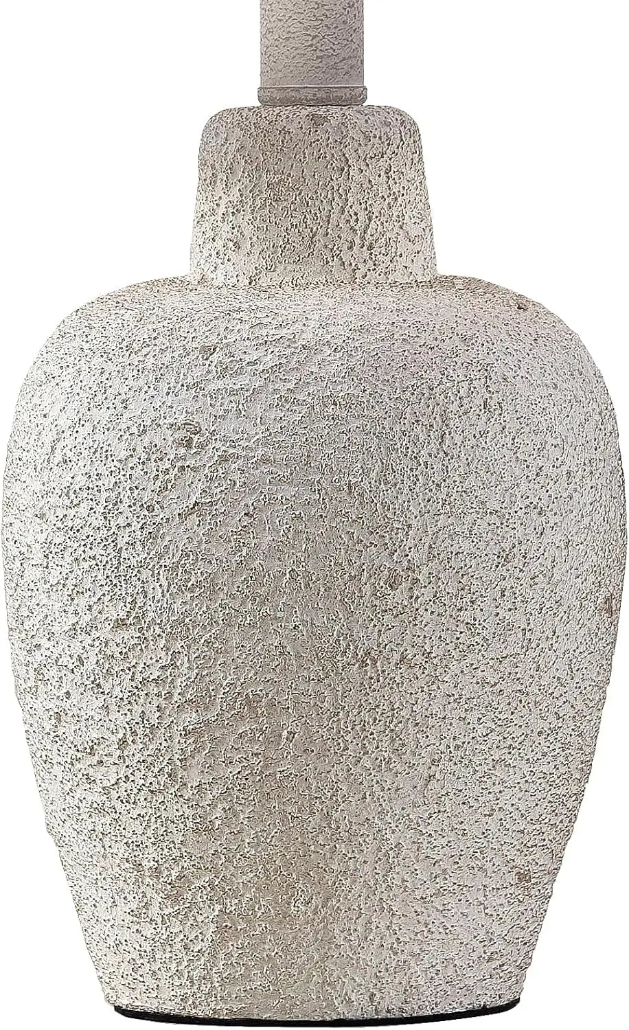 Set of 2 Farmhouse Table Lamps, 21" Rustic Jar-Shaped Bedside Lamps with Beige Linen Shade for Living Room, Bedroom, Nightstand