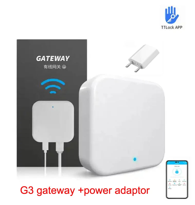 TTLOCK G2 G3 Wifi Gateway for Smart Door Lock Bluetooth TTlock App Phone Remote Control LOCK to Wifi or RJ45 Ethernet converter