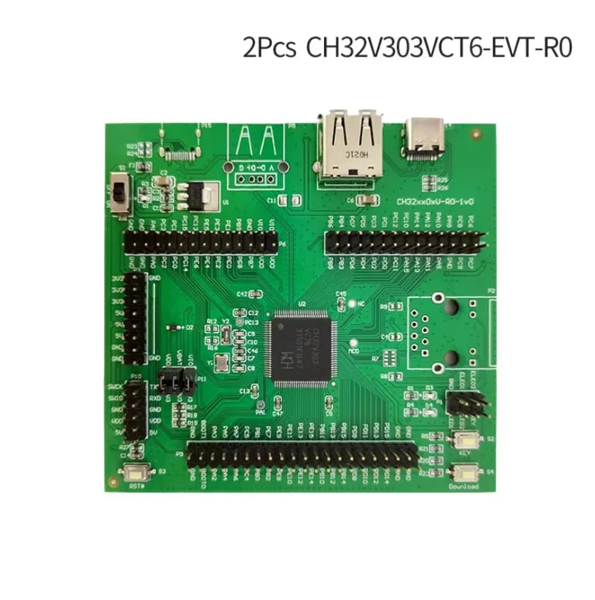 2Pcs/Lot CH32V303 Evaluation Board high-capacity RISC-V