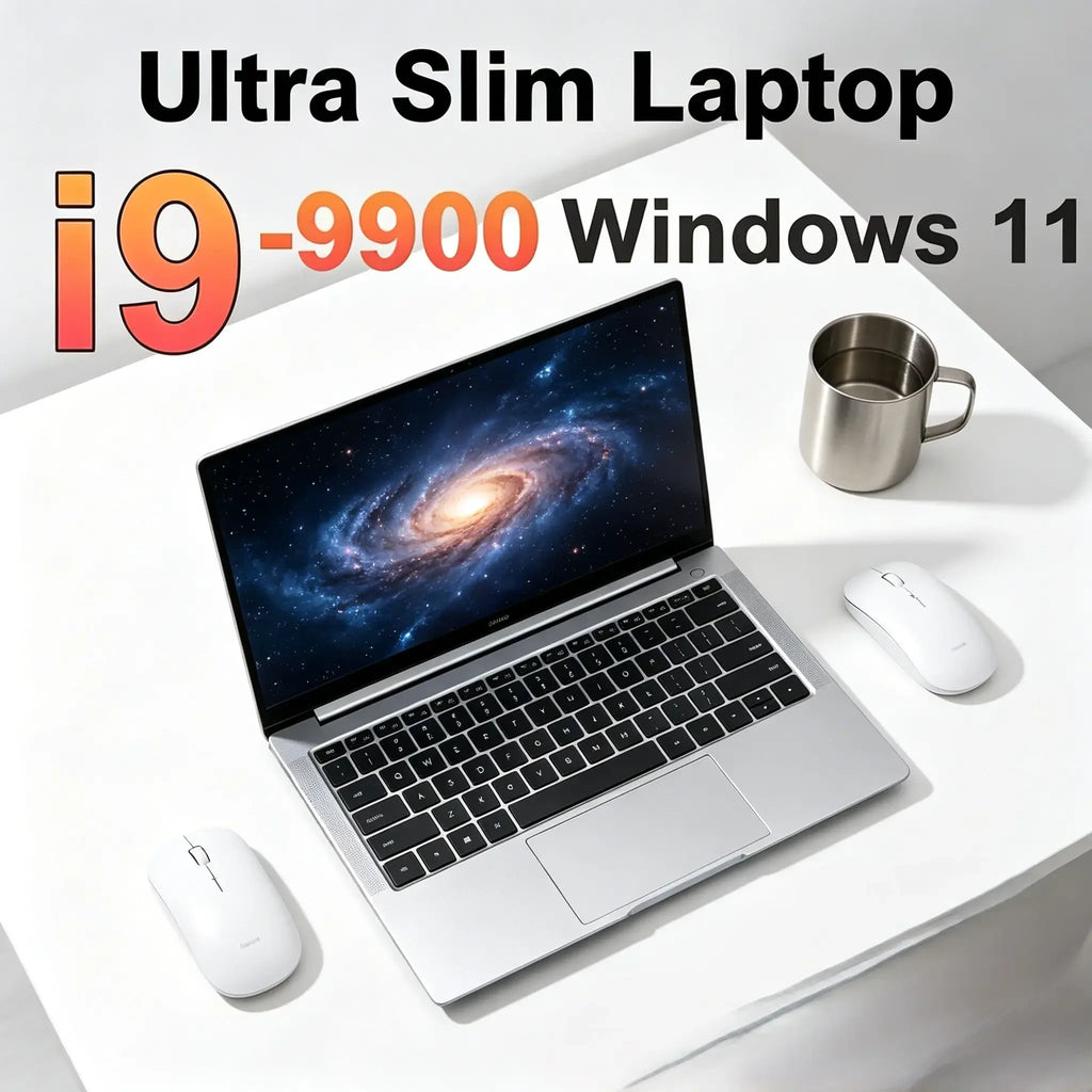 15.6" New Ultra‑Thin High‑Performance Laptop Intel Core I9‑9900 Processor, 32GB Large RAM + 2TB Massive, 1080P, Windows 11 Pro,
