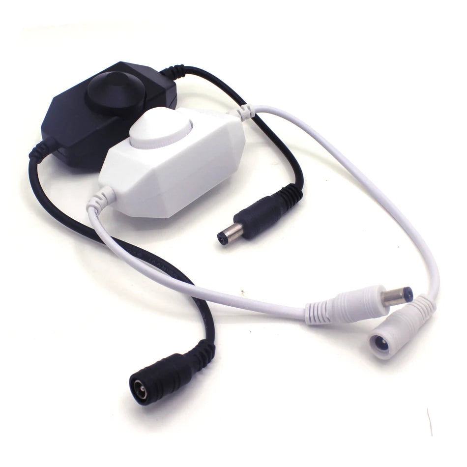 LED Dimmer Switch Brightness Adjust Controller for 3528 5050 5730 5630 Single Color Strip Light DC 12V 24V