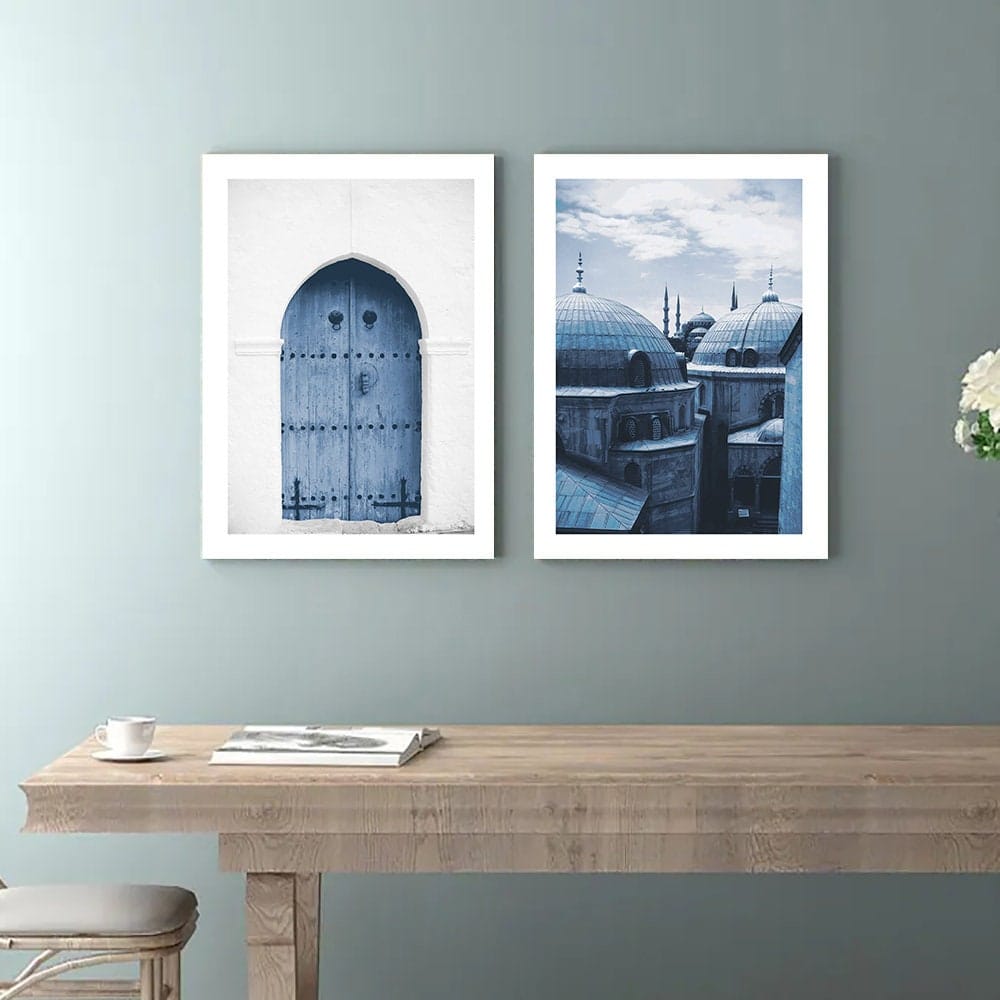 Poster Istanbul Sultan Ahmet Moschee · Blaue Moschee · Wandbilder Wohnzimmer & Schlafzimmer · Deko Print Bilder · ohne Rahmen